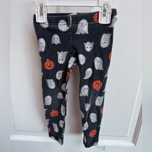 Carter’s 3T Black Halloween Ghost & Pumpkin Legging Pants